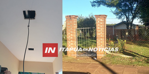 SE ROBARON LOS FOCOS DE LA USF DEL BARRIO ARROYO PORÁ EN CAMBYRETÁ - Itapúa Noticias