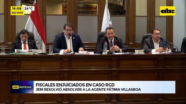 Fiscales enjuiciados en Caso RGD: JEM absuelve a Fátima Villasboa y a Silvio Alegre - ABC Noticias - ABC Color