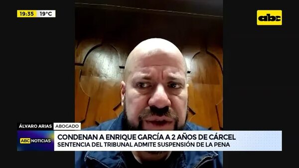Video: Condenan a Enrique García a 2 años de cárcel - ABC Noticias - ABC Color