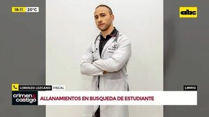 Video: Allanamientos en búsqueda de estudiante brasileño desaparecido - Crimen y castigo - ABC Color