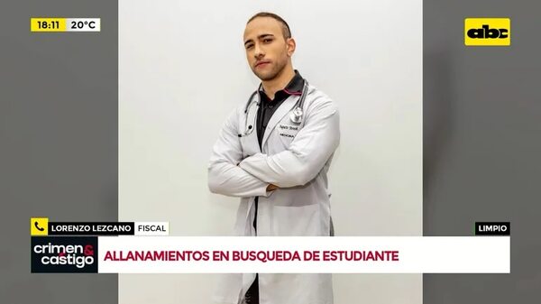Video: Allanamientos en búsqueda de estudiante brasileño desaparecido - Crimen y castigo - ABC Color