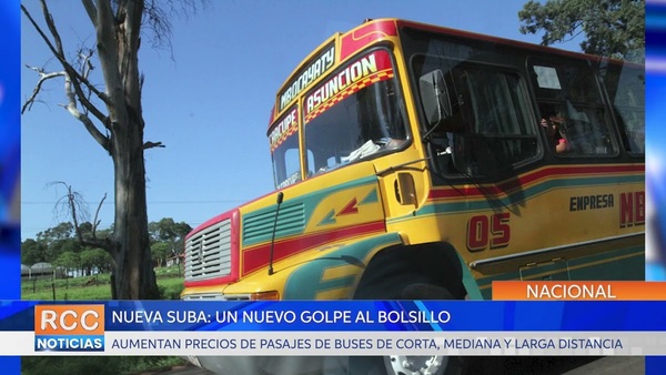 Nueva Suba: Aumentan precios de pasajes de los buses de corta, mediana y larga distancia