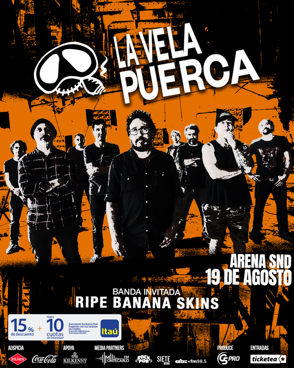 “La Vela Puerca” vuelve a Paraguay este agosto - .::Agencia IP::.