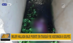 Itauguá: Mujer hallada bajo un puente fue asesinada a golpes | Telefuturo