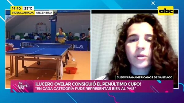 Juegos Panamericanos de Santiago: ¡Lucero Ovelar consiguió el penúltimo cupo! - Ensiestados - ABC Color