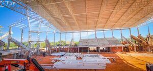Avanzan obras del COP Arena como nuevo escenario de competencias internacionales - El Independiente