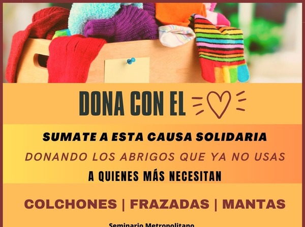 Arquidiócesis de Asunción invita a donar abrigos - Unicanal