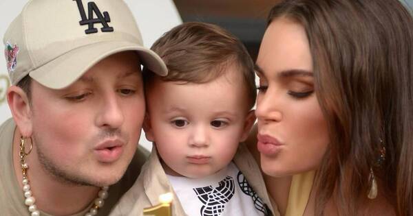 La Nación / Stephi Stegman y Pablo Mejía celebran el primer añito de Bru