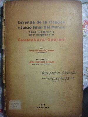 Juan Francisco Recalde: Desilusiones del traductor de Nimuendaju - El Trueno