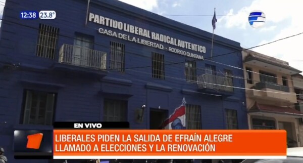 Liberales piden la salida de Efraín Alegre | Telefuturo