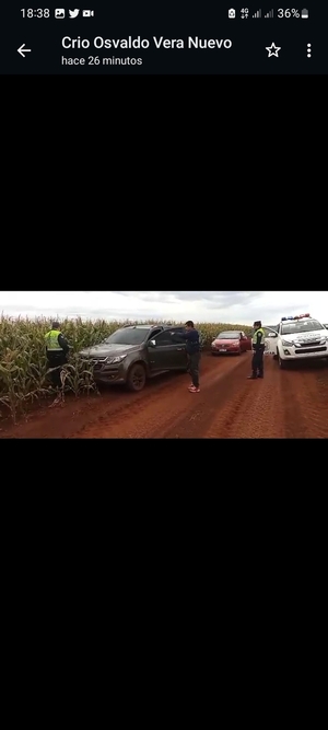 Recuperan camioneta robada en operativo policial