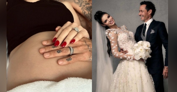 Nadia Ferreira y Marc Anthony confirman que serán padres