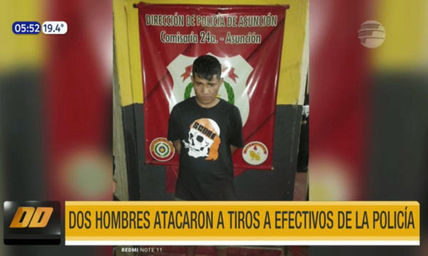 Atacaron a tiros a efectivos de la Policía en Asunción | Telefuturo