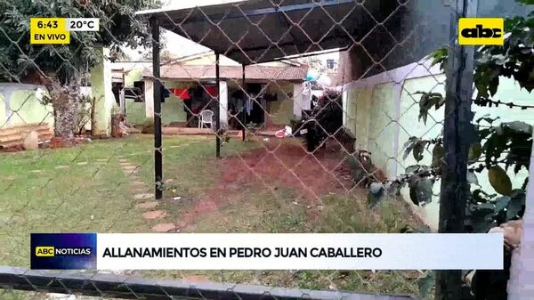 Video: Allanamientos en Pedro Juan Caballero - ABC Noticias - ABC Color
