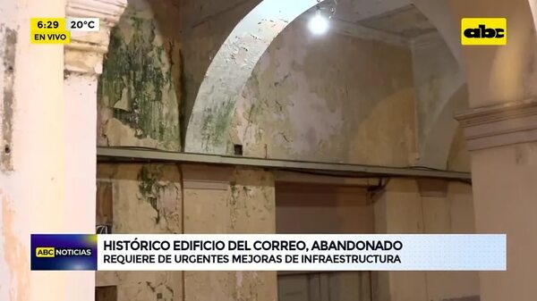 Video: Histórico edificio de correo, abandonado - ABC Noticias - ABC Color