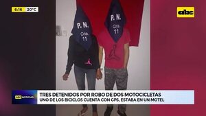 Video: Tres detenidos por robo de dos motocicletas - ABC Noticias - ABC Color