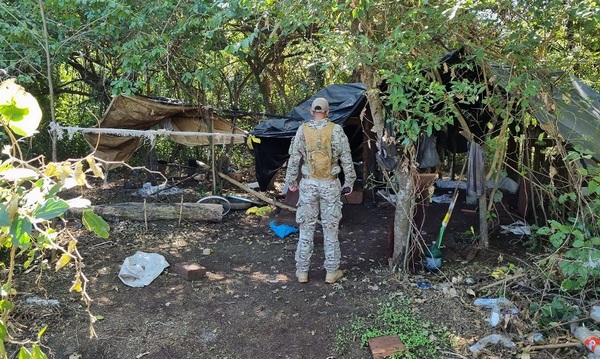 SENAD detecta y destruye puntos de procesamiento de droga en Cerro Corá