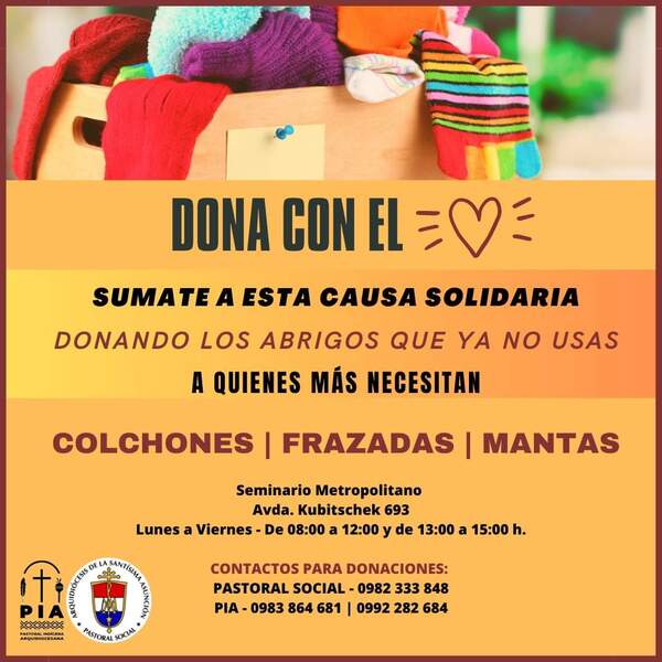 Realizan colecta de abrigos para ayudar a familias vulnerables - .::RADIO NACIONAL::.