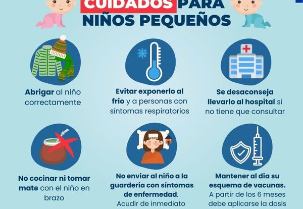 Emiten consejos para proteger la salud de niños y niñas en época de frío
