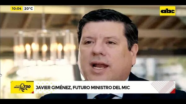 Video: Javier Giménez, el próximo ministro del MIC - ABC Noticias - ABC Color