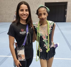 Presidente de la República y Ministro de Deportes celebran medallas ganadas por Valery Vera en Berlín