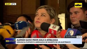 Video: Alemán quiso pedir asilo a embajada - ABC Noticias - ABC Color