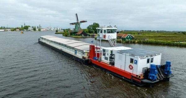 Cargill alquilará el primer barco de empuje y barcazas totalmente eléctricos del mundo