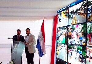 Felipe Salomón destaca renovado sistema de videovigilancia del 911 - San Lorenzo Hoy