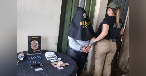 Agentes de la SENAD anularon foco de narcomenudeo en Luque