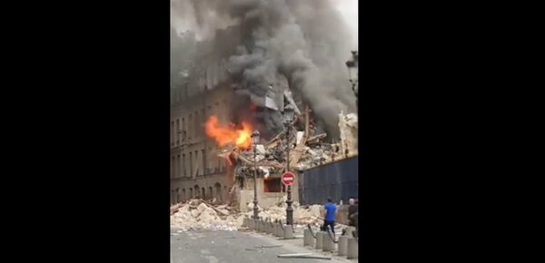 Explosión en edificio en el centro de París deja al menos 24 heridos