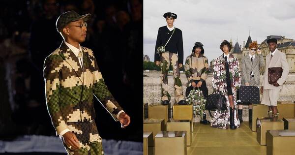 La Nación / Pharrell Williams deslumbró con su primera colección para Louis Vuitton