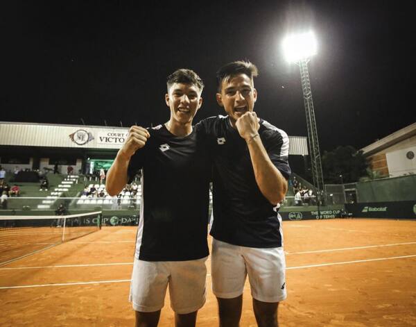 Debutó Thiago Drozdowski en el invicto team guarani que sigue firme marcha en la Davis - La Tribuna