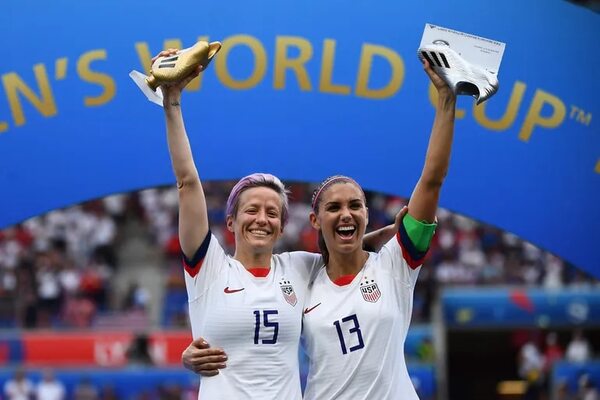 Morgan y Rapinoe pelearán por su tercer título en Mundial femenino - Fútbol Internacional - ABC Color