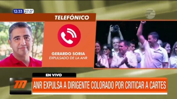ANR expulsa a dirigente colorado por criticar a Cartes | Telefuturo