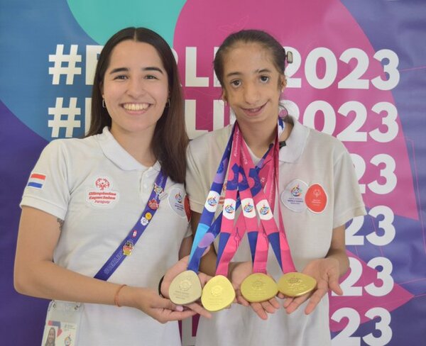 Valery, multimedallista paraguaya, se destaca en los Juegos Mundiales de Berlín