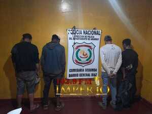 Cuatro detenidos con drogas tras un operativo conjunto de dos comisarías - Radio Imperio