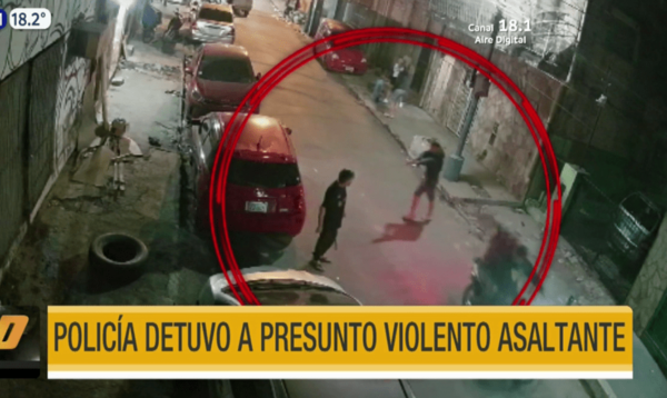Detuvieron a presunto violento asaltante | Telefuturo