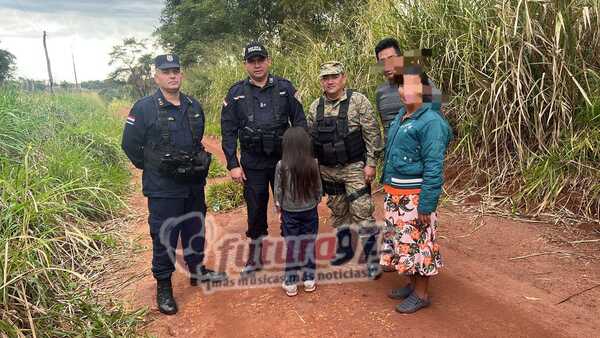 Encuentran a niña de 7 años que había desaparecido en la Colonia Piray