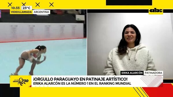 Video: Erika Alarcón, es la numero 1 en el ranking mundial del patinaje - ABC Noticias - ABC Color