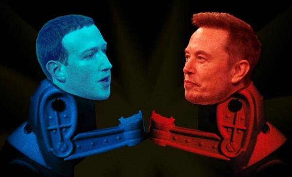 El “nos vemos a la salida” millonario: dueño de Twitter desafió moquete al de “Face” y ¡este aceptó!