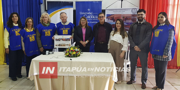 UCI ENTREGA PROYECTO “POLIDEPORTIVO MULTIDISCIPLINARIO ADAPTADO A PERSONAS CON DISCAPACIDAD” AL CENADE - Itapúa Noticias