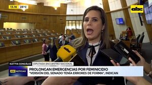 Video: Prolongan emergencias por feminicidio - ABC Noticias - ABC Color