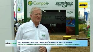 Video: Aplicación aérea con ultra bajo volumen de agua (II) - ABC Rural - ABC Color