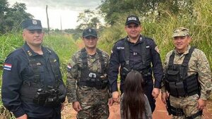 Hallan sana y salva a la niña que estaba desaparecida en Amambay