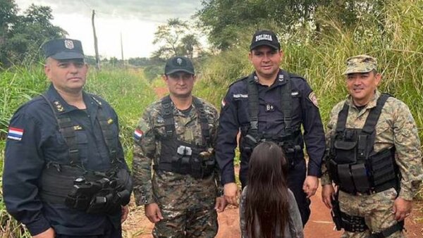 Hallan sana y salva a la niña que estaba desaparecida en Amambay