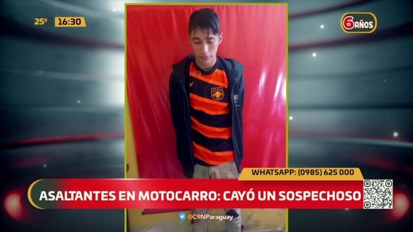 Asaltantes en motocarro: Cayó un sospechoso - C9N