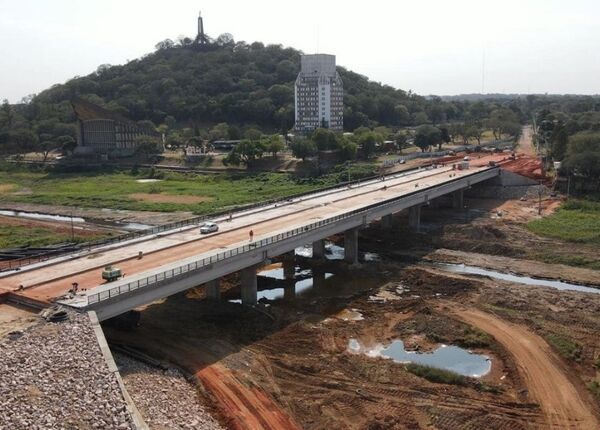 Construcción de la avenida Costanera Sur de Asunción registra más del 70% de avance