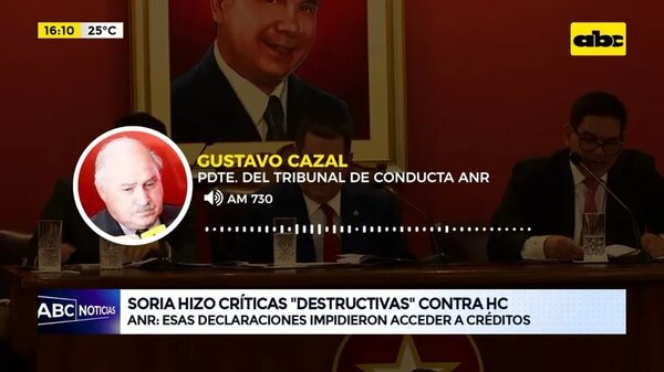 Video: Expulsión de Soria fue por “críticas destructivas” contra Horacio Cartes - ABC Noticias - ABC Color
