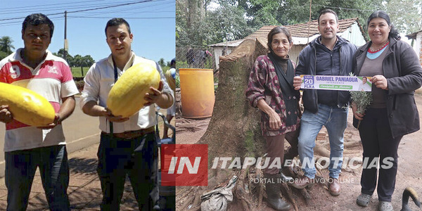 GABRIEL PANIAGUA HACE MÁS DE 10 AÑOS TRABAJA EN EL ÁMBITO PRODUCTIVO DE CAMBYRETÁ - Itapúa Noticias
