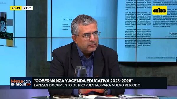 Video: ‘’Gobernanza y agenda educativa 2023-2028′' - Mesa de Periodistas - ABC Color